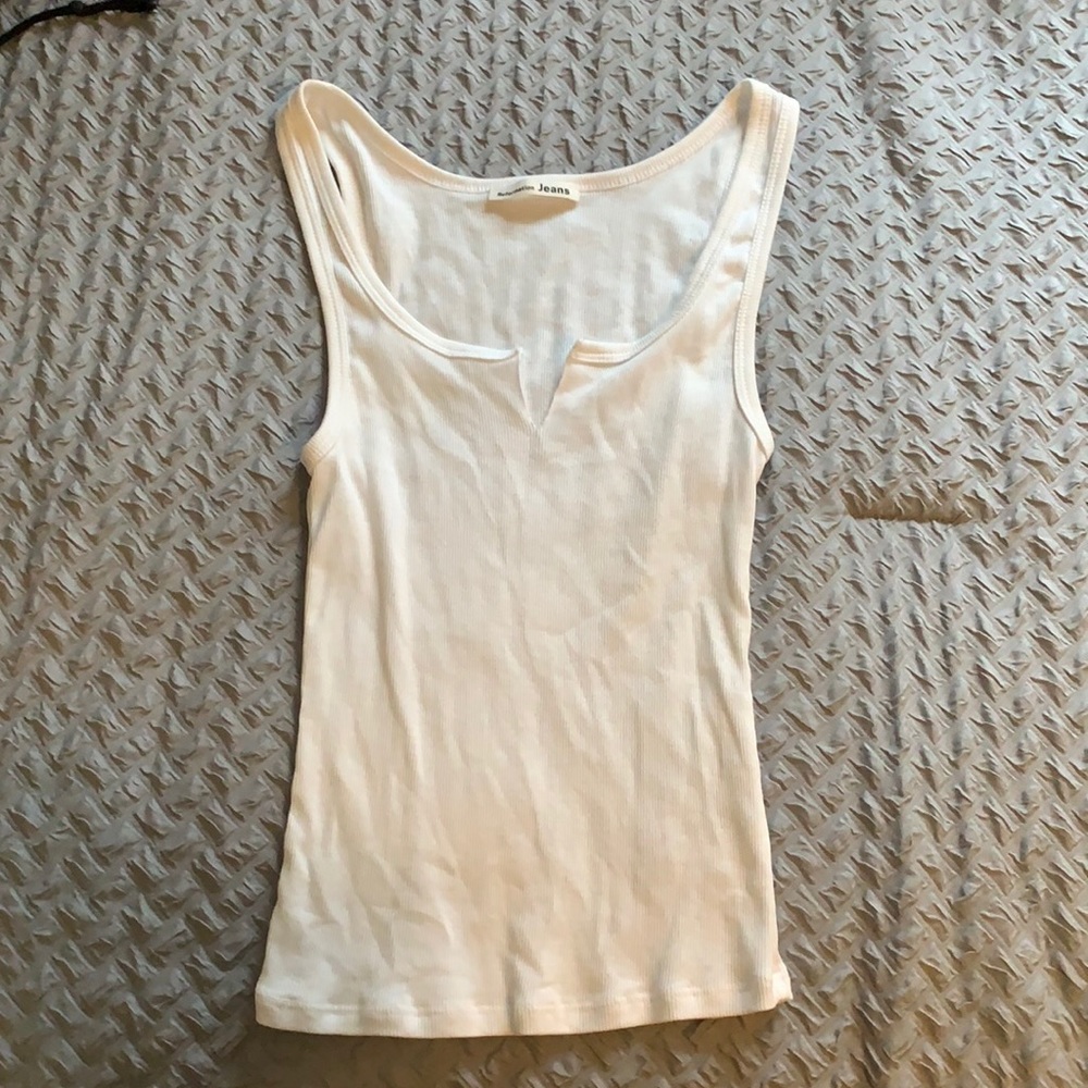 White tank top